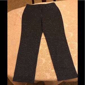 Chico’s size 12/2R Polka Dot Pants